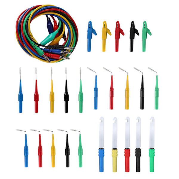 JT8036‑2 Teststikkabel Sæt Multimeter Testledning Multifunktionel Teststik Vandafvisende Testsonde