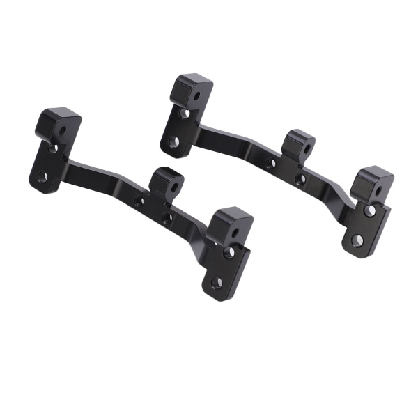 2 stk RC metal trækstangsforbindelse akselmonteret fast sæde til MN MN90 1/12 RC crawler opgraderingsdele Sort