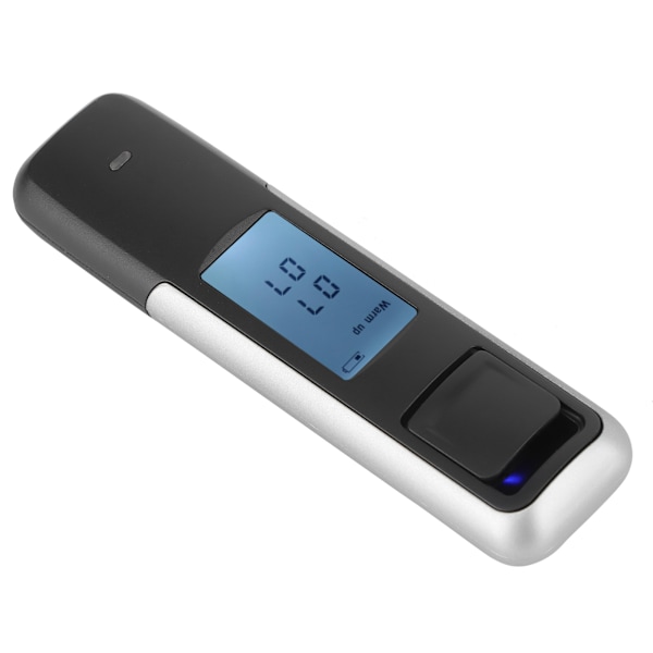 Bärbar alkomanalysator LCD-skärm Vintestare rattfyllerianalysator Blåsdetektor CSY‑006Silver