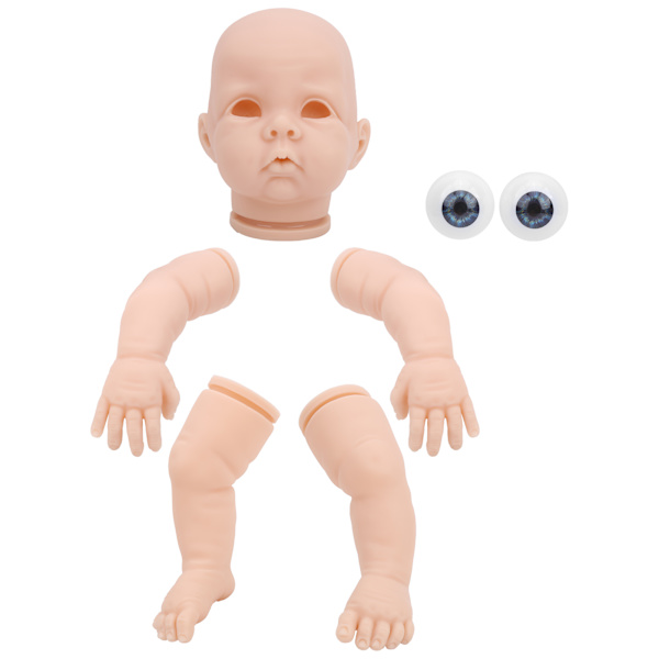 21 tuuman simuloitu maalaamaton Reborn-nukkepaket DIY Reborn-nukkepaket Osat Leikki