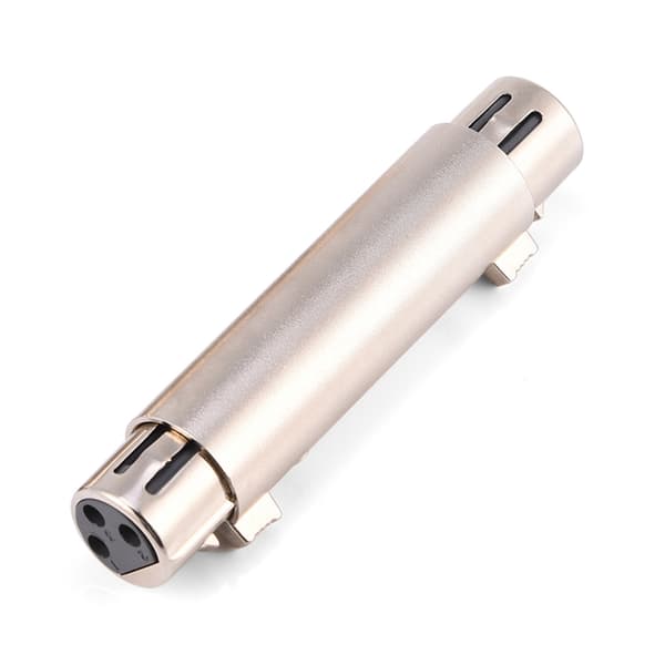 XLR hunn til hunn mikrofonadapter (2-pakning)