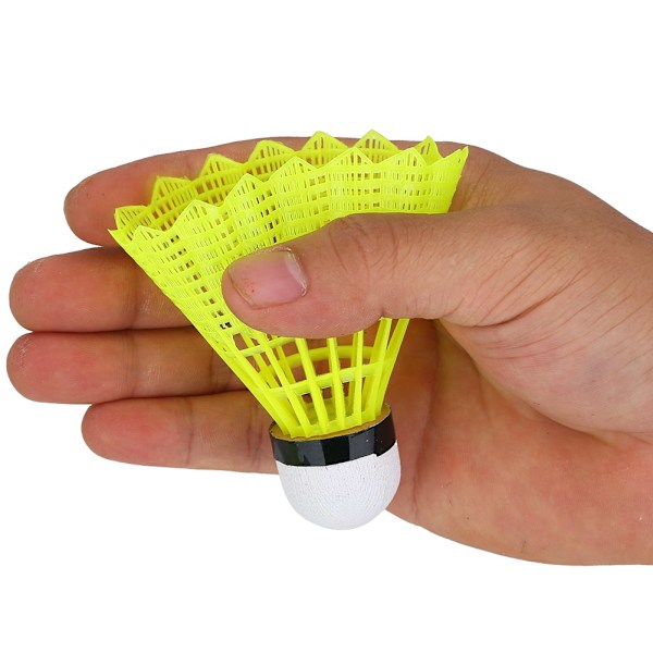 6 stk/sæt Professionel nylon badmintonbold Fjerbold Udendørs sports træningsudstyr