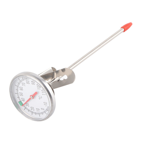 Mælkethermometer i rustfrit stål ‑10~110℃ Let at rengøre kaffe-skumningstilbehør