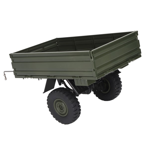 RC-biltrailer Fjärrstyrd Lastbärare för P06 Unimog Modell RC-bil Reservdelar Tillbehör Grön