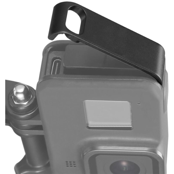 Kamera batteriromdeksel Type-C hurtigutløsende ladeportdeksel kompatibelt med GoPro Hero 8 Black, modell: svart