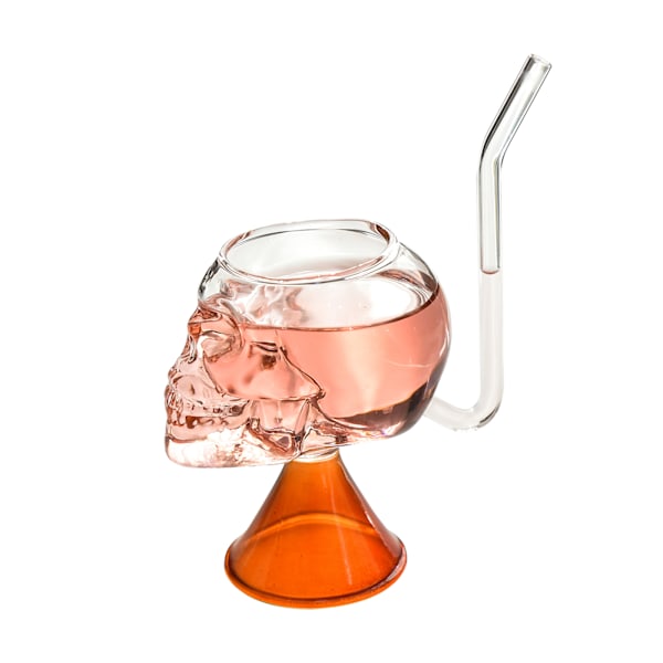 Skull Vampire Glass High Borosilicate Skull Glass Halloween Köksdekorationskopp för doftande te rött vin