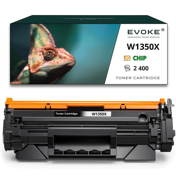 Tonerpatron til HP W1350X + CHIP sort | 2400 sider