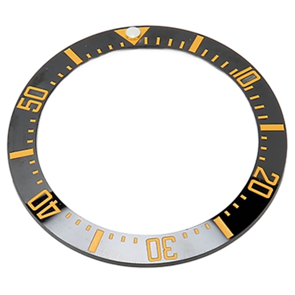 Watch Bezel Insert 40 mm Keramisk Watch Bezel Ring Reparationstillbehör för urmakare Black Base Gold Digit