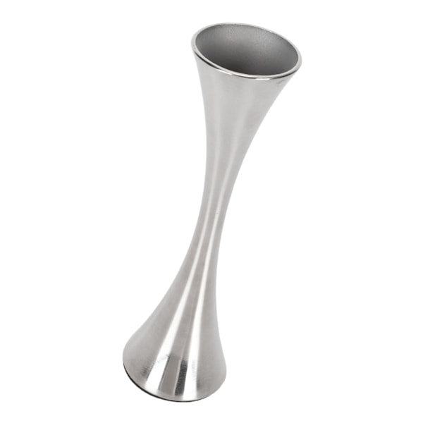 Vase i rustfrit stål Innovativ Elegant Moderne Stil Rund Mund Metal Blomster Vase til Stuebord