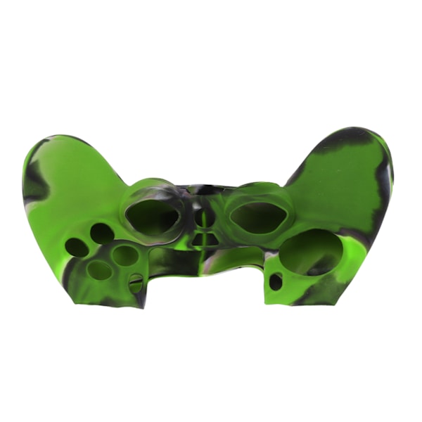 Silikonetui til PS4-controller med greb og beskyttelse mod glid (kamouflagegrøn)