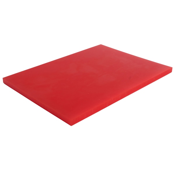 Lærpunchmatte Rød 20 cm Lang 15 cm Bred Støyreduksjon Glatting Håndverk Punchpute for DIY Håndverkbeskyttelse