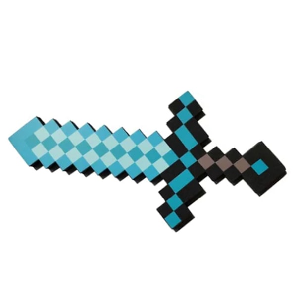 Diamond Sword Safe Soft EVA Diamond Foam Sword för tillbehör för speltemafestkostymer