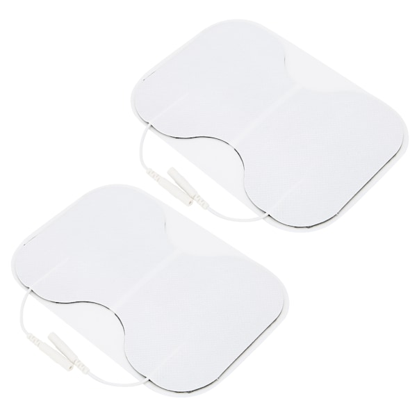2st midjeelektroder för elektrisk TENS fysioterapimaskin 10 x 15 cm / 3,9 x 5,9 tum