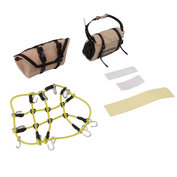 RC Simulation Yellow Roof Bagage Net för Traxxas 1/18 TRX4M