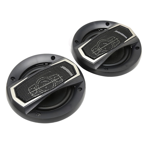 2 stk Bilkoaksiale Høytalere 300W Full Range Bass 4 Ohm 4 Tommer Stereo Bilsystem Høytalere