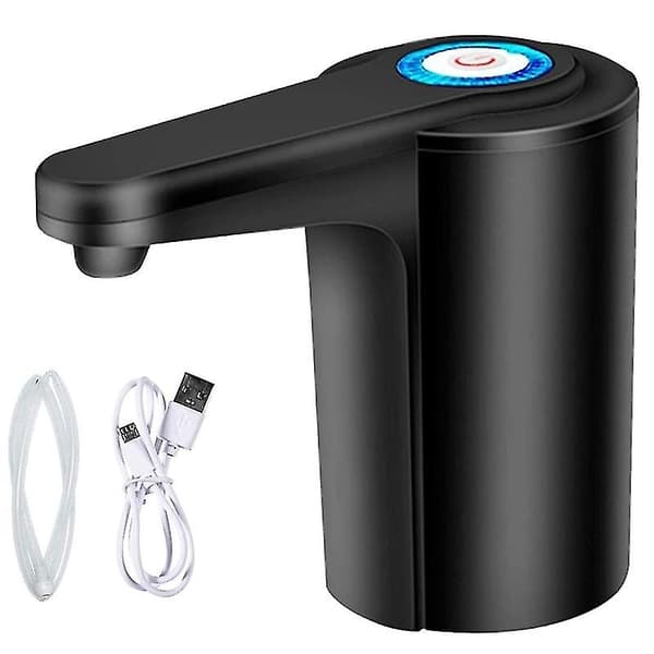 Gallonvattendispenser - 5-gallonsflaskvattenpump, vattenflaskpump USB-laddningsbar universal