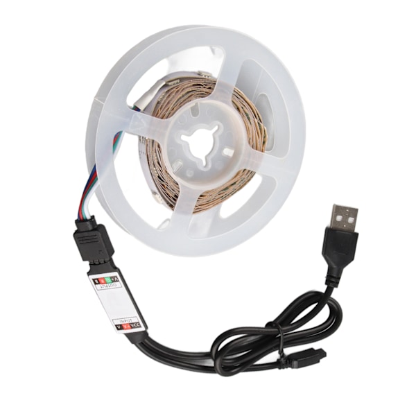 USB 5V Led Strip Lights RGB 5050 färgskiftande ljusstrips med Bluetooth-appkontroll för festdekoration i hemrummet 2m / 6.6ft