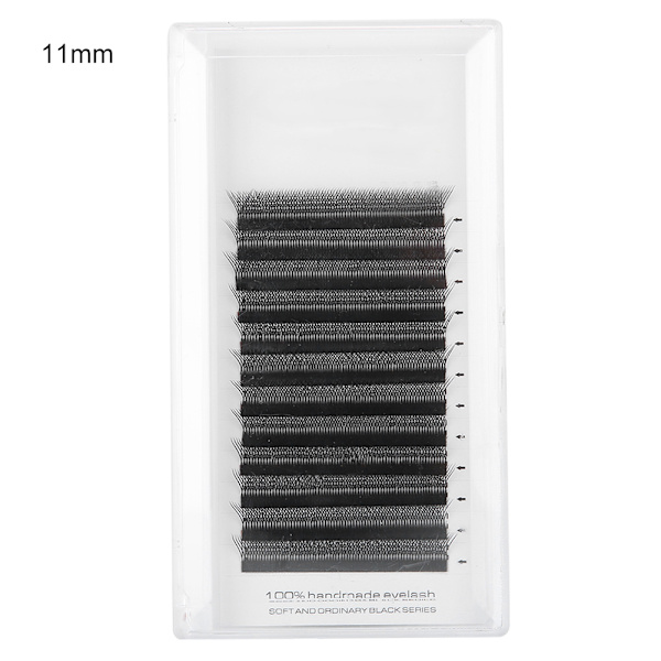 0,07 mm W-muotoiset irtoripsiä Ripsienpidennysten istutus irtoripsiä (C-kaareva) (11 mm)