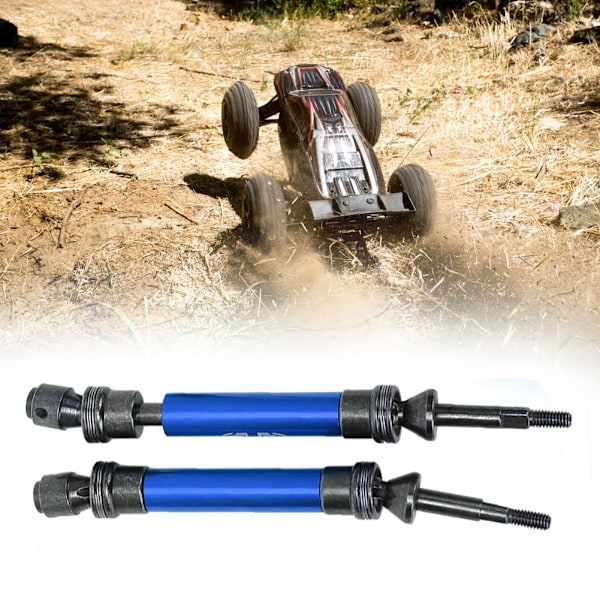 Aluminium Alloy Steel RC Drivaksel Tilbehør Passer Til ECX 2WD 1/10 RC Hobbybil Blå