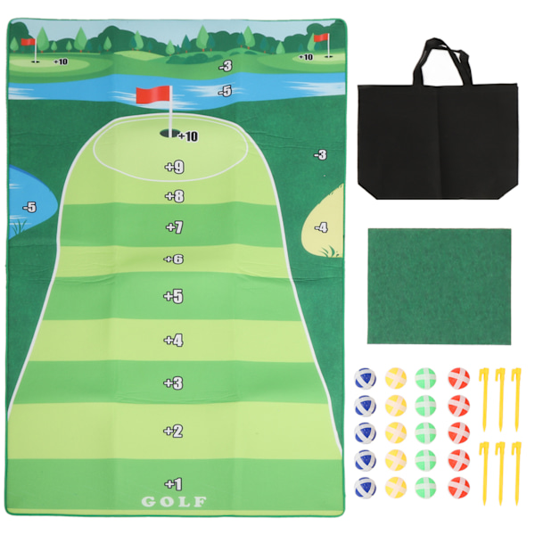 Chipping Game Play Mat Set Chipping Game Träningsmatta inomhus utomhusspel för vuxna och familjebarn