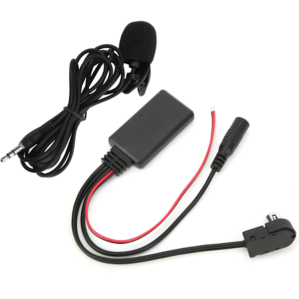Bluetooth 5.0 AUX-kaapeliadapter mikrofonilla Handsfree Sopii Alpine CDA-9857 CDA-9886 CDA-117