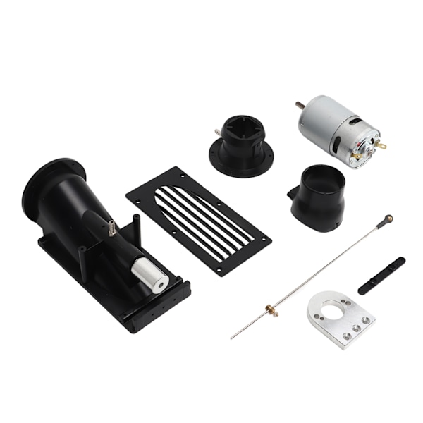 40mm RC Båds Jetpumpe Thruster RC Båds Thruster Jetpumpe Sæt med 775 Børstet Motor Sort