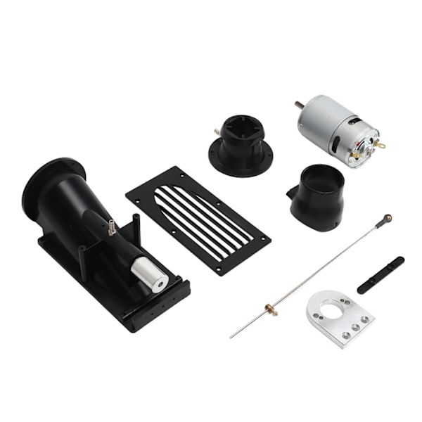 40mm RC Båts Jetpump Thruster RC Båts Thruster Jetpump Set med 775 Borstad Motor Svart