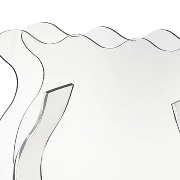 Akvarium Vase Transparent Tyk Akryl Udjævning Enkel Moderne Lille Akvarium til Familie Kontor Kollegieværelse Transparent