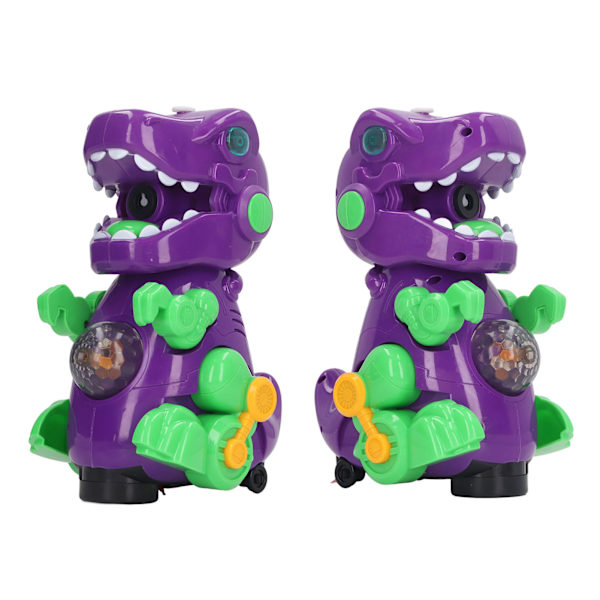 Dinosaur Bubble Machine Elektrisk Universal Ljud Automatisk Bubble Dinosaur Leksak för barn