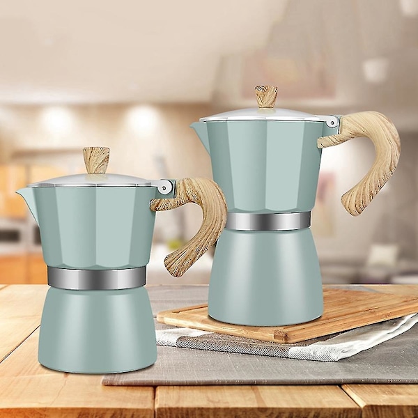 Alumiininen Moka-kahvinkeitin, 3 kupin liesi-kahvinkeitin