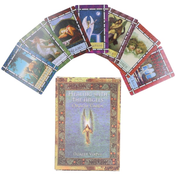 Interaksjon Spådom Spillkort Brettspill Kort Hologrampapir Tarotkort Engelsk versjon