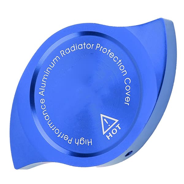 1st Bilmodifiering Aluminiumkåpa Dekorativa lock Blå