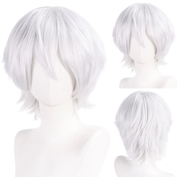 peruk Anime Herr Cosplay Kort Peruk 30CM (KR322)