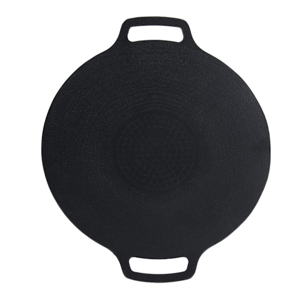 30 cm Koreansk Grillpande Non Stick Rund Medicinsk Sten Udendørs Grillpande til Bærbar Gasspis Camping