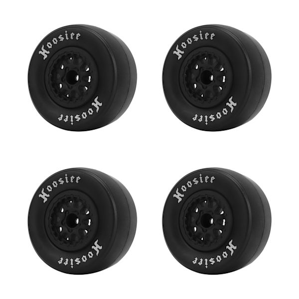 4st 1/10 skala RC-bildäck Gummitäck Plast Hjulnav för 1/10 Off Road fjärrkontrollbil