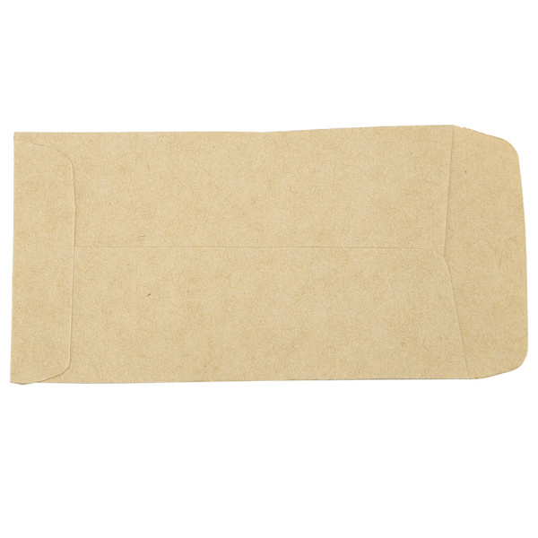 100 stk Kraftpapirposer Hvede Korn Risfrø Emballage Opbevaringspose Kuvert Stil 6*11cm