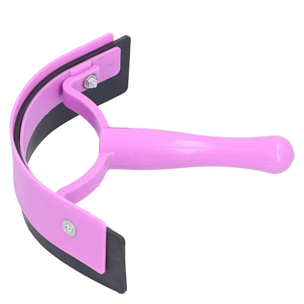 Hest svetteskrape Ergonomisk håndholdt mykt grep plastgummi ridning Grooming Tool