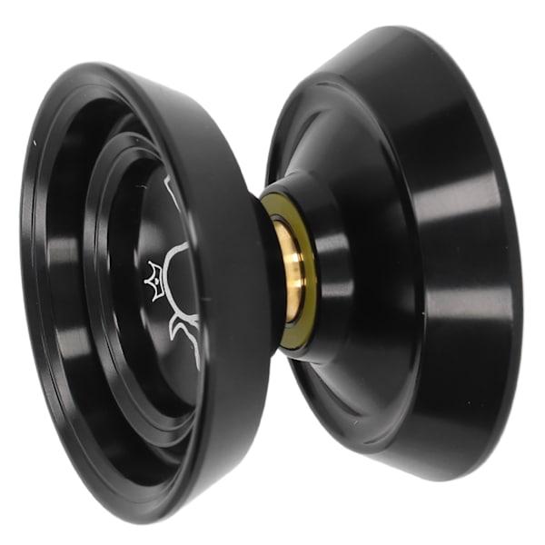 YoYo Ball uten respons aluminiumlegering Advanced Fade Free Utmerket for konkurranse med hanske 3 stk strenger svart