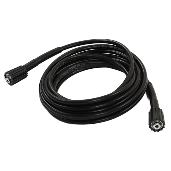 9m högtryckstvättslang Biltvättsslang Explosionssäker PVC-gummi Vattenrengöring Förlängningsrör 2 ände M22 Insats 15MM