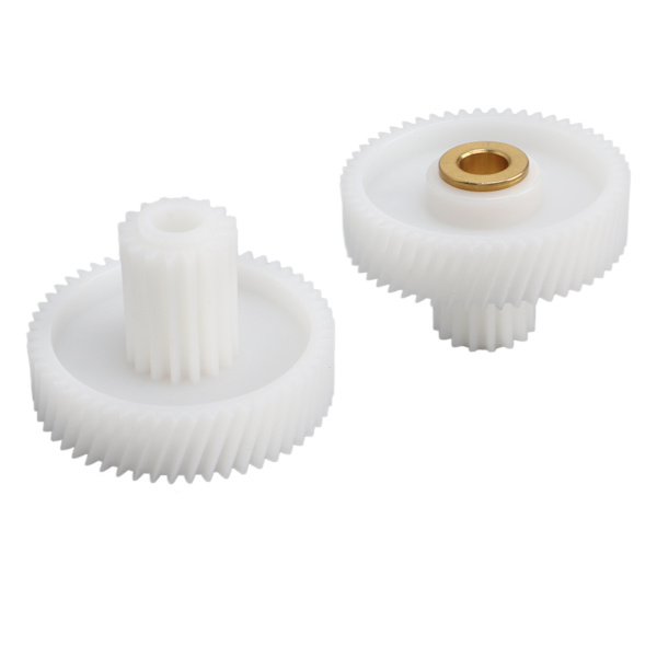2 stk Kjøttkvern Gear Plast Arbeid Effektivt Multifunksjonell Høy Kompatibilitet Mincer Gear for Pølsemaker Chili Cooker