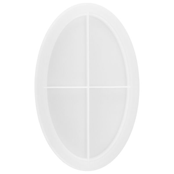 Epoxy Resin Støbning Frugtbakke Form Silikone Dekorativ Bakke Plade DIY Form Tilbehør Oval Glat Bakkeform