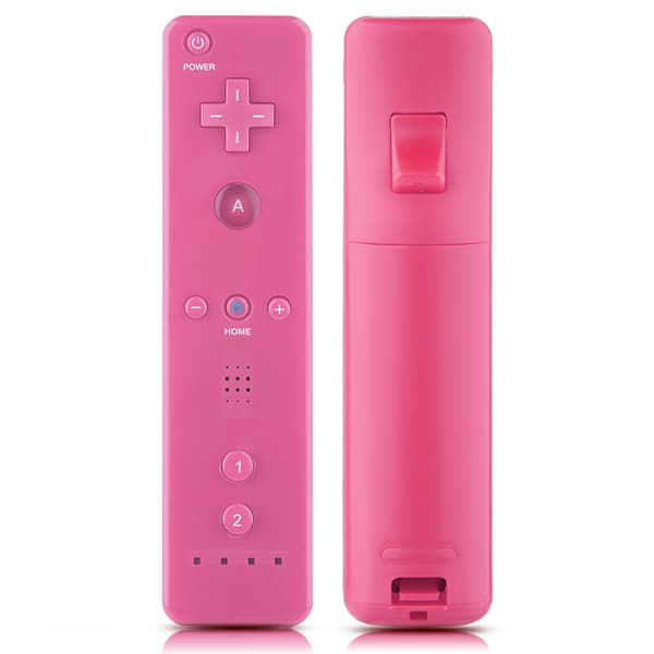 Analog Joystick Gamepad Controller för WiiU/Wii-konsolen (rosa)
