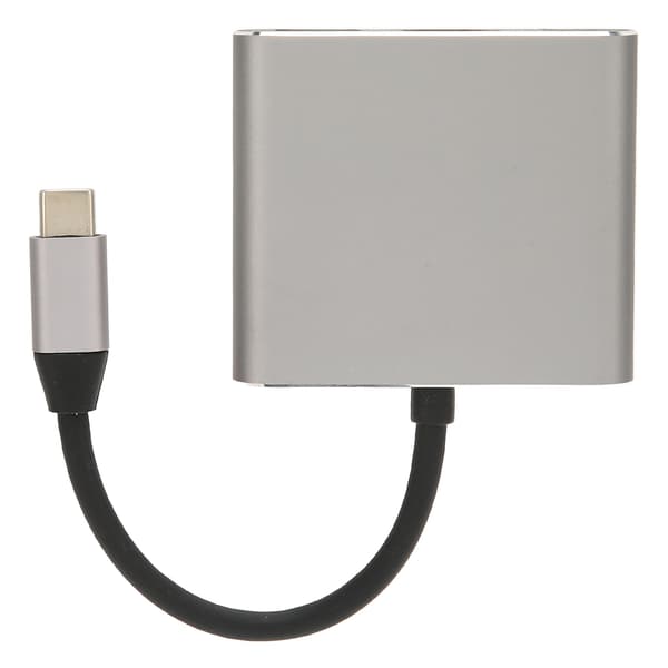 3-i-1 USB C-hubb: 4K UHD HDMI, USB 3.0 och typ C-gränssnitt