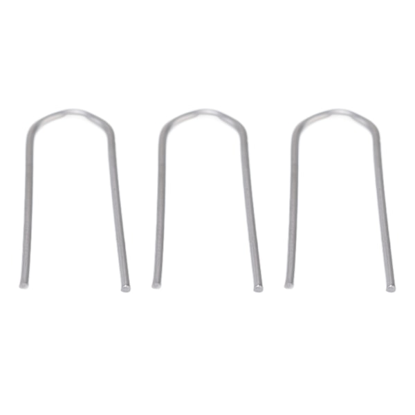 200 stk Wire Jump Rings Nikkel Kromlegering U-formet ringkrog til vedhæng Keramiske smykker Glassmeltning