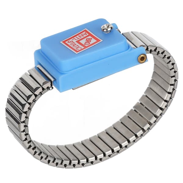 Trådlöst ESD Armband Antistatisk Elastisk Metallurladdningsrem