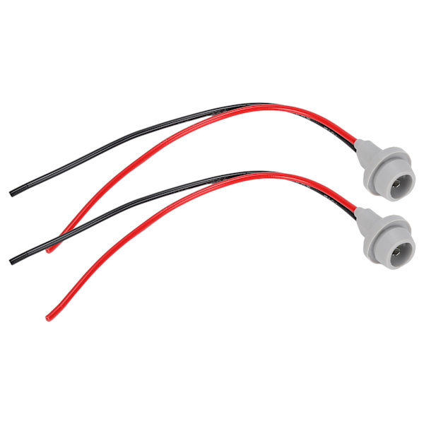 2pcs Lamp Holder Heat Resistant Soft Easy Installation Light Socket Mounting Adapter with Wire