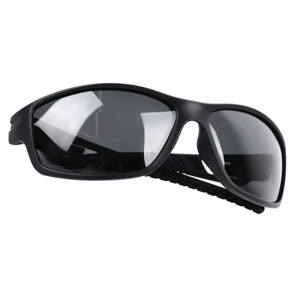 Unisex-polarised solglasögon vintage solglasögon för män kvinnor 8503 nattseende körglasögon svart ram grå lins
