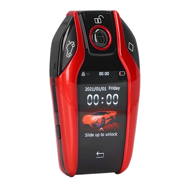 Universal TK800+ LCD-pekskärm Smart Key Fjärrkontroll Keyless Entry för alla Start Stopp Motorknapp Modeller Röd