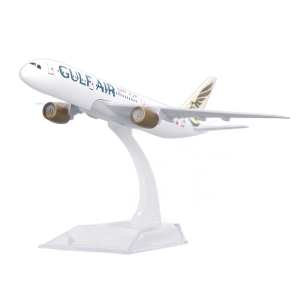 Metall flygplansmodell Legering Simulerad exakt skala Stabil bas Heminredning Planmodell för Boeing 787