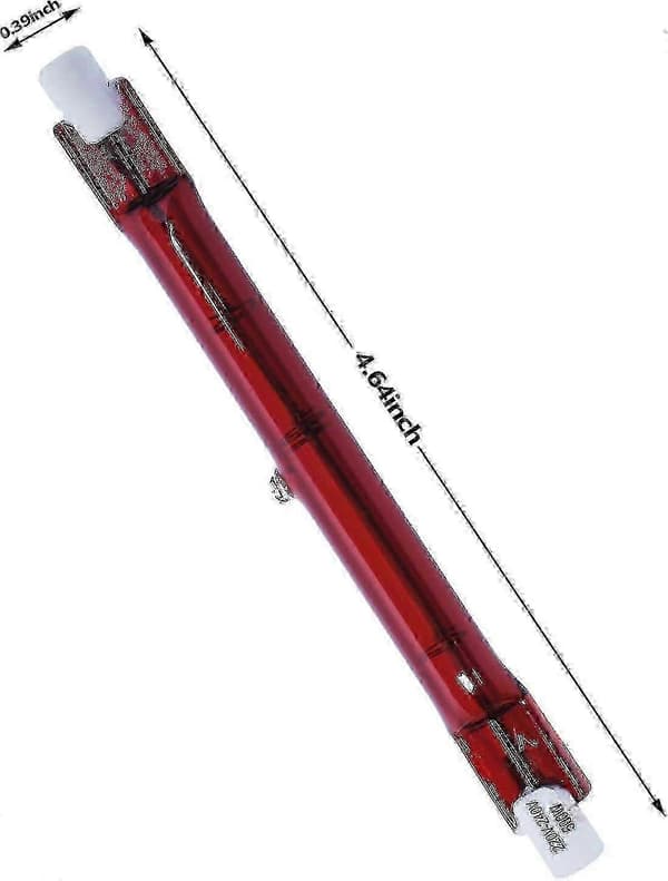 500 Watt Ruby Heatmaster R7 Halogenvärmare 4-pack för trädgården